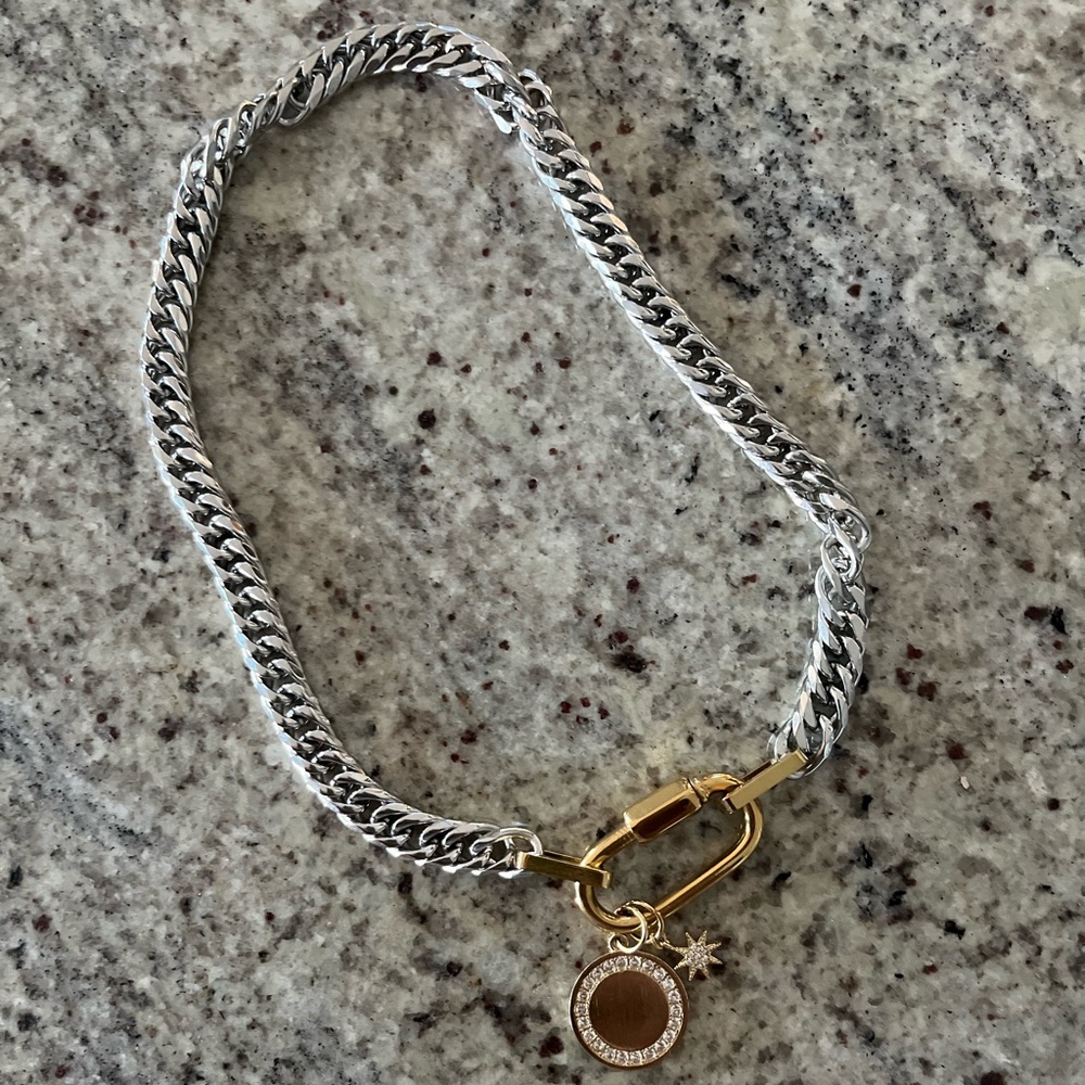 Altar'd State Silver and Gold Necklace